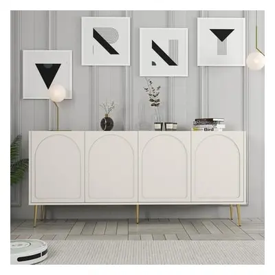 Hanah Home Console Lyon 80 - Cream, Gold