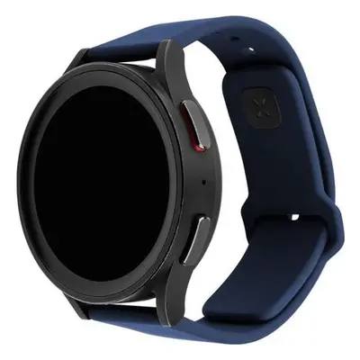 FIXED set silikonových řemínků s Quick Release 20mm pro smartwatch modrý