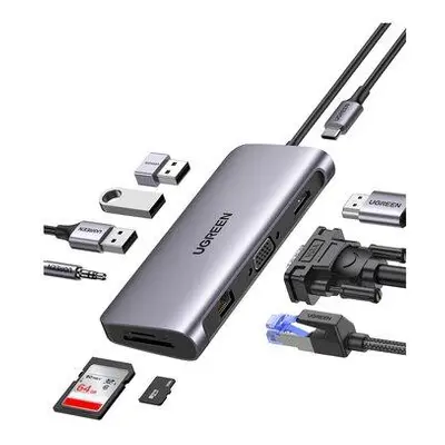 UGREEN 80133 USB-C Multifunkční adaptér, 6957303881338