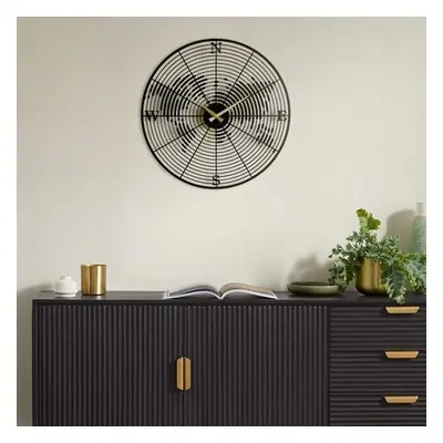 Wallity Decorative Metal Wall Clock Coordinate Metal Wall Clock - APS018