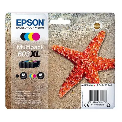 Epson inkoustové náplně - MULTIPACK 603 XL / C13T03A64010 / 4 barvy, C13T03A64010