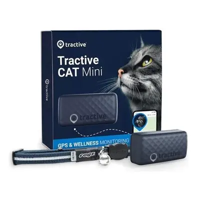 Tractive GPS CAT Mini tracker polohy a aktivity pro kočky tmavě modrý