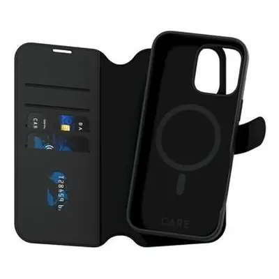 PanzerGlass CARE pouzdro Apple iPhone 16 Pro Max MagSafe Wallet 2v1 černý