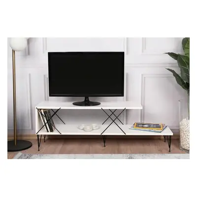 Hanah Home TV Stand Street - White White