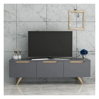 Hanah Home TV Stand Prag - Anthracite