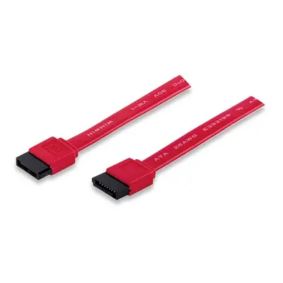 MANHATTAN kabel SATA datový 7-Pin Male to Male, 50 cm, Red