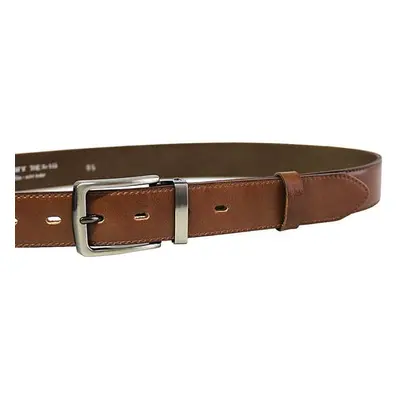 Penny Belts Pánský kožený společenský opasek 35-020-2-48 brown 100 cm