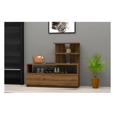 Hanah Home Shoe Cabinet Airy - Walnut