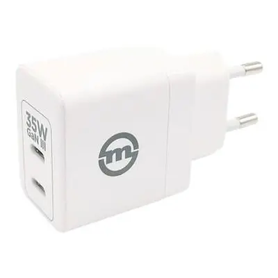 Mobile Origin 35W GaN III Super Charger Dual nabíjecí adaptér USB-C bílý