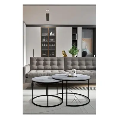 Hanah Home Coffee Table Kyoto - Marble, White