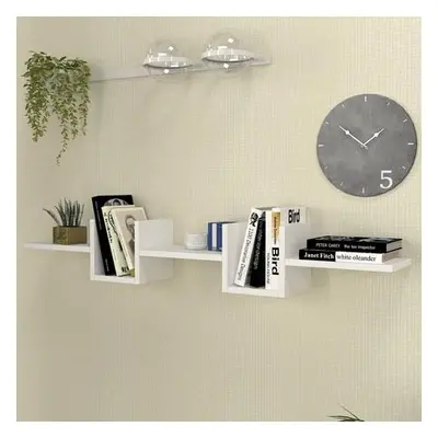 Hanah Home Wall Shelf Alonza - White White