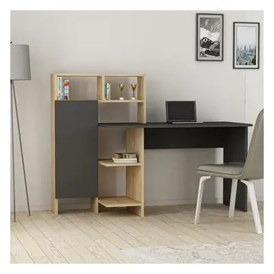 Hanah Home Study Desk Bugra - Anthracite