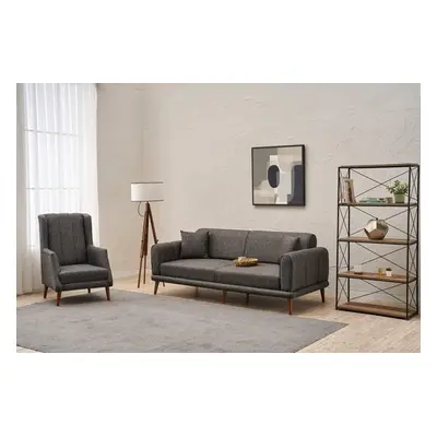 Atelier del Sofa Sofa Set Seren - Anthracite Anthracite