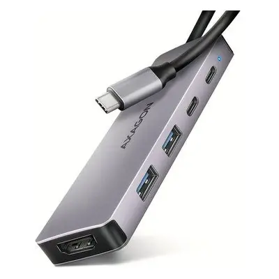 AXAGON HMC-5H60, USB 5Gbps hub, porty 2x USB-A, 1x USB-C, HDMI 4k/60, PD 100W, kabel USB-C 15cm,