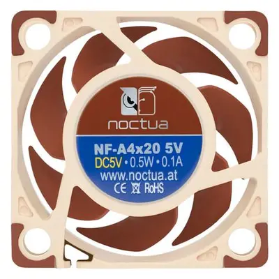 Noctua ventilátor NF-A4x20 5V / 40mm / výška 20mm / 3-pin, NF-A4x20-5V