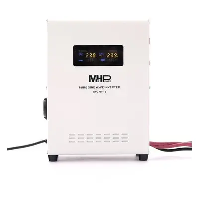 Napěťový měnič MHPower WPU-700-12 UPS, 700W, čistý sinus, 12V