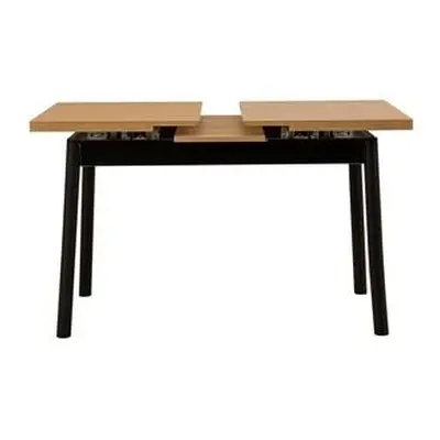 Hanah Home Extendable Dining Table Oliver Open - Karina Black Black