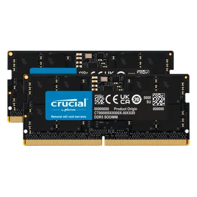 Crucial DDR5 32GB (2x16GB) SODIMM 5200MHz CL42 (16Gbit), CT2K16G52C42S5