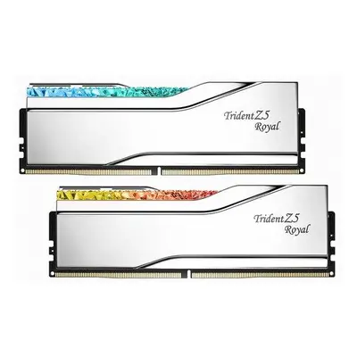 G.SKILL 32GB kit DDR5 6400 CL32 Trident Z5 Royal silver, F5-6400J3239G16GX2-TR5S