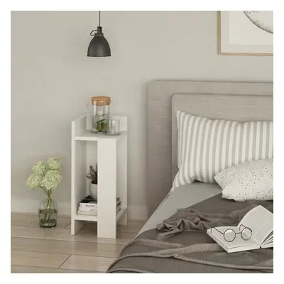 Hanah Home Nightstand Elos left - White White