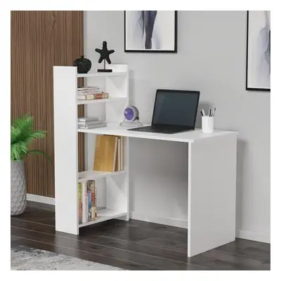 Hanah Home Study Desk Enna - White White