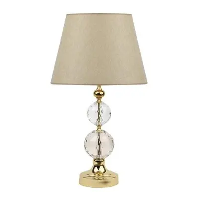 Opviq Lamp Shade Gold Crystal 2 - Beige Beige