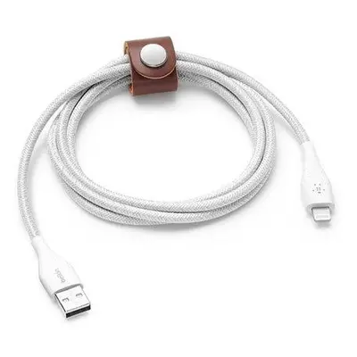 Belkin kábel DuraTek Plus USB to Lightning with Strap 1.2m - White