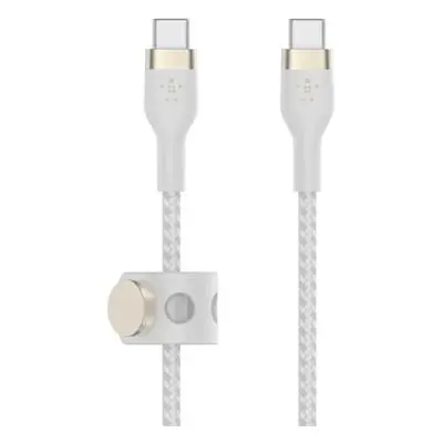 Belkin kabel USB-C s konektorem USC-C,3M bilý pletený