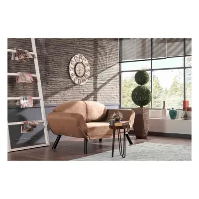 Atelier del Sofa 2-Seat Sofa-Bed Genzo - Light Brown Light Brown