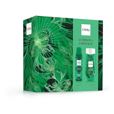 C-Thru Luminous Emerald sprchový gel 250 ml + deospray 150 ml dárková sada