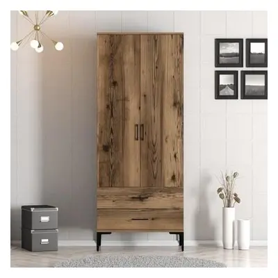 Hanah Home Wardrobe Kumsal T - Walnut Walnut