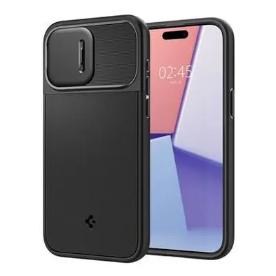 Spigen Optik Armor MagFit kryt iPhone 15 Pro Max černý