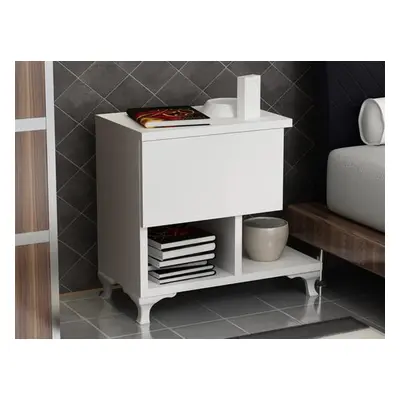 Hanah Home Nightstand Cast - White White