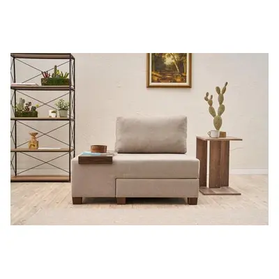 Atelier del Sofa 1-Seat Sofa-Bed Perenna Linen Left - Cream Cream