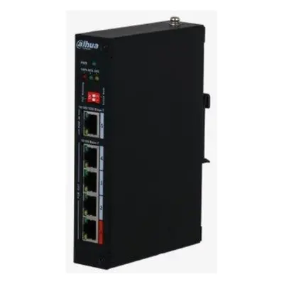 Dahua PFT1500 5-Port PoE Extender with 4-Port PoE Out and 1-Port PoE In, PFT1500