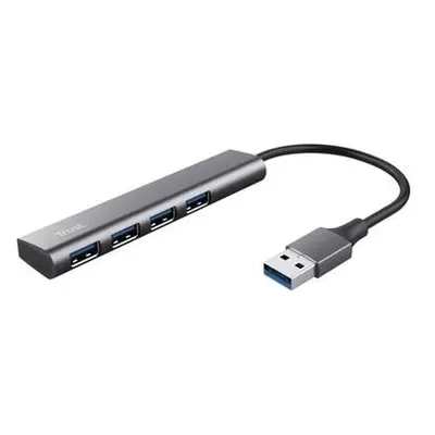 TRUST Rozbočovač Halyx Aluminium 4 Port USB 3.2 Gen1 Hub, 24947