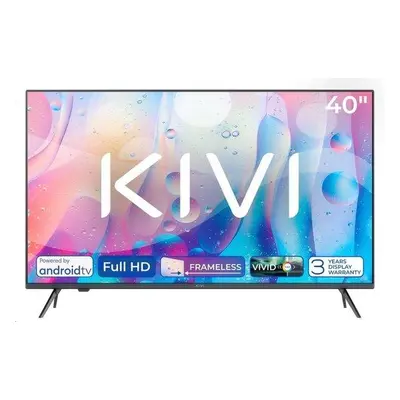 KIVI - 40', FHD, Android TV 11, Černá,, 1920x1080, 60 Hz, rep. 2x8W, 37 kWh/1000h , BT5, HDMI 3x