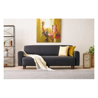 Atelier del Sofa 3-Seat Sofa Noya Linen - Anthracite Anthracite