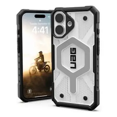 UAG Pathfinder Clear Magsafe kryt iPhone 16 bílý