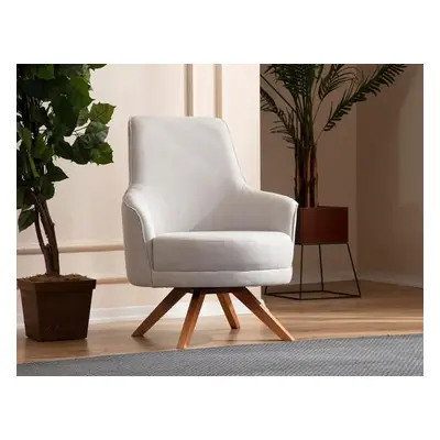 Atelier del Sofa Wing Chair Kapri - Cream Cream