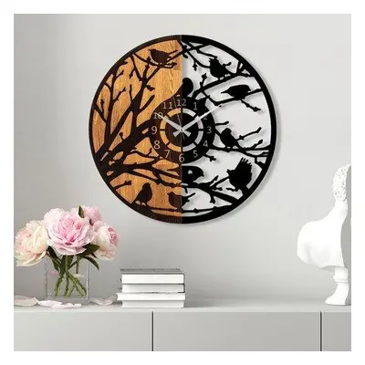 Wallity Decorative Wooden Wall Clock Wooden Clock - 79