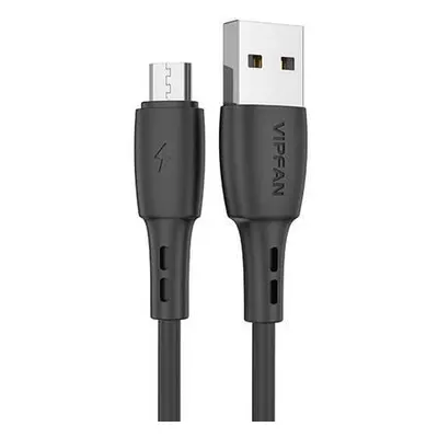 Kabel USB-Micro USB VFAN Racing X05, 3A, 1m (černý)