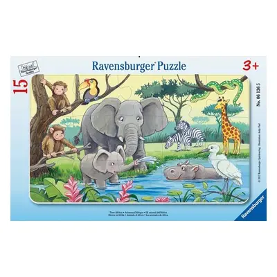 Ravensburger 06136 Africká zvířata 15 dílků