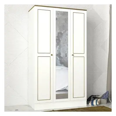 Hanah Home Wardrobe Ravenna 3 Kapılı - White