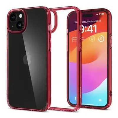 Spigen Ultra Hybrid kryt iPhone 15 červený