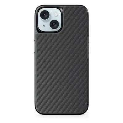 Epico Mag+ Hybrid Carbon Case iPhone 16 - černá