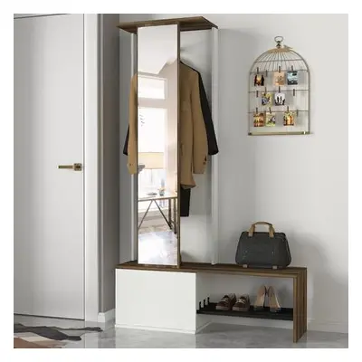 Hanah Home Hall Stand Ponte - White, Walnut