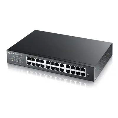 ZyXEL GS1900-24E v3, 24-port GbE L2 Smart Switch, rackmount, fanless, GS1900-24E-EU0103F