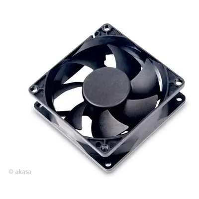 AKASA Ventilátor DFS802512L, 80 x 25mm, kluzné ložisko, tichý, DFS802512L