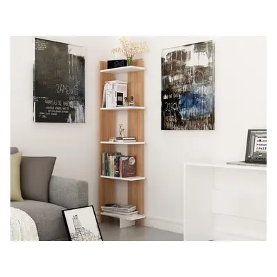 Hanah Home Bookshelf Als - Teak, White